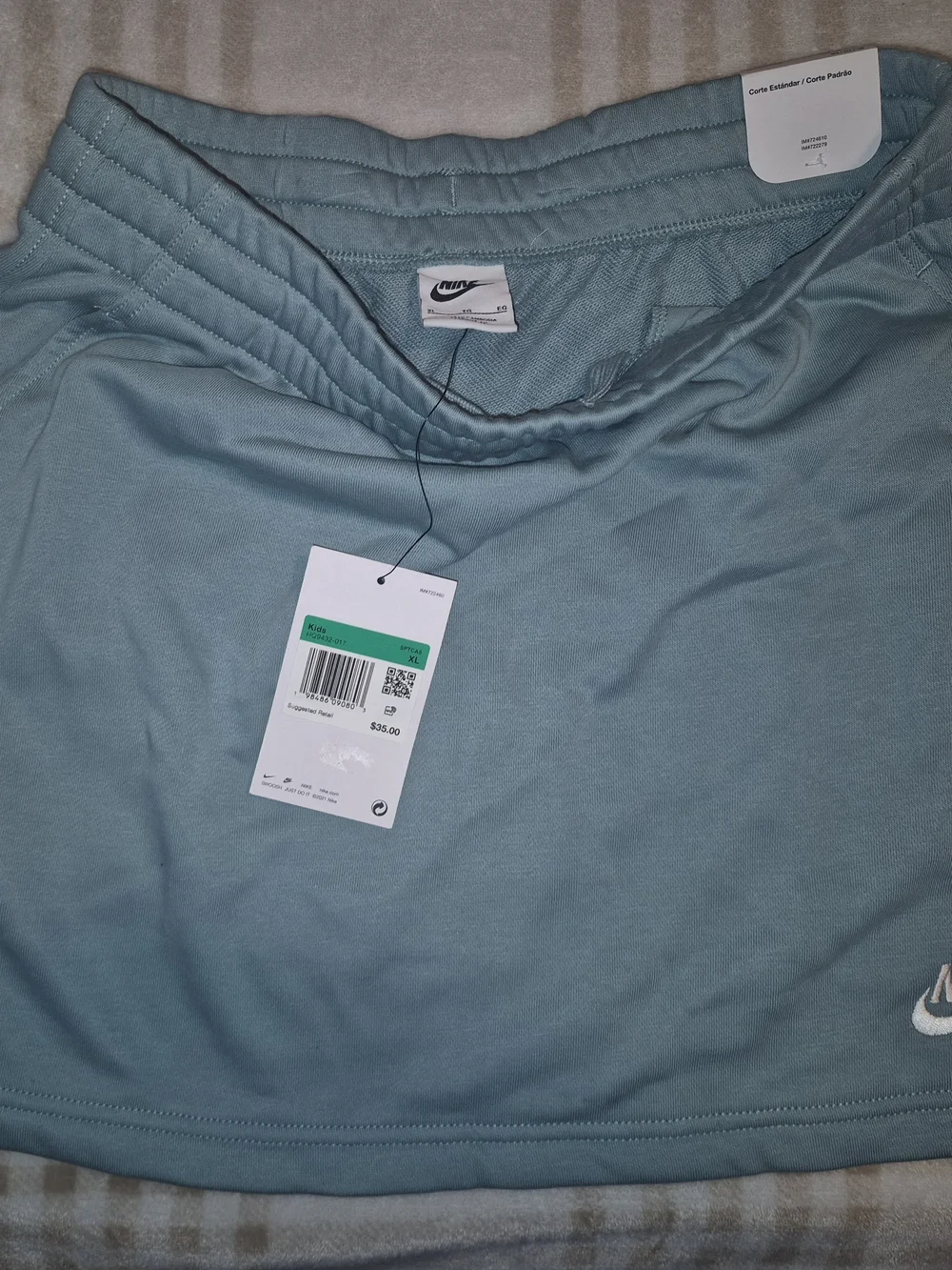 Nike Kids Light Blue Athletic Skort